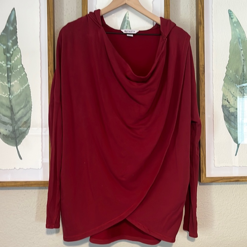 Athleta Purana Wrap Sweatshirt